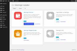 Page screenshot: SiteOrigin