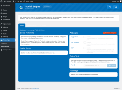 Page screenshot: Meow Apps &rarr; Social Engine