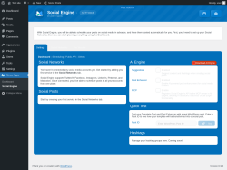 Page screenshot: Meow Apps &rarr; Social Engine