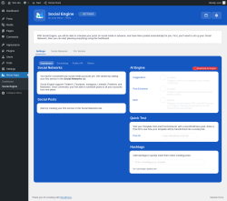 Page screenshot: Meow Apps &rarr; Social Engine