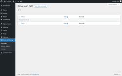 Page screenshot: Icons & Sharing