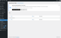 Page screenshot: Icons & Sharing