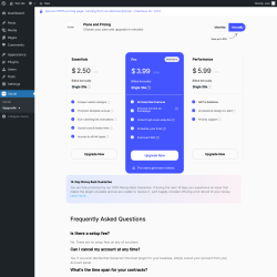 Page screenshot: Social → Upgrade  ➤