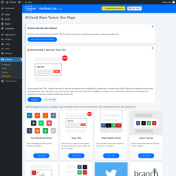 Page screenshot: Hubbub → Extensions