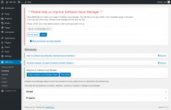 Page screenshot: SIM Com → Glossary