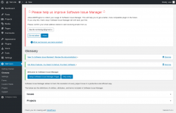 Page screenshot: SIM Com → Glossary