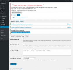 Page screenshot: SIM Com → Settings → Misc
