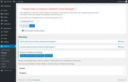 Page screenshot: SIM Com → Glossary