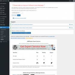 Page screenshot: SIM Com → Support