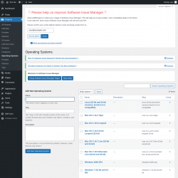 Page screenshot: Projects → Operating Systems