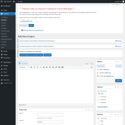 Page screenshot: Projects → Add New