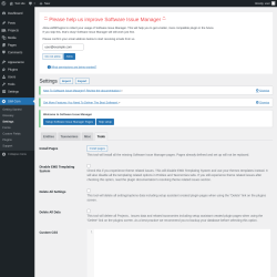 Page screenshot: SIM Com → Settings → Tools