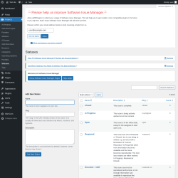Page screenshot: Projects → Statuses