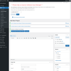 Page screenshot: Projects → Add New Project