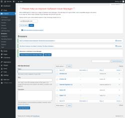 Page screenshot: Projects → Browsers