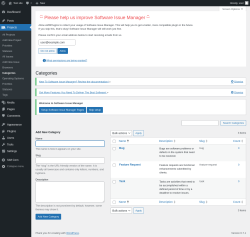 Page screenshot: Projects → Categories