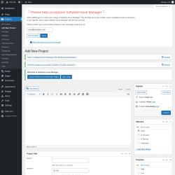 Page screenshot: Projects → Add New Project