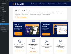 Page screenshot: Solace