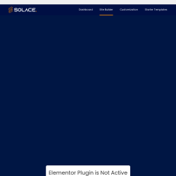 Page screenshot: Solace → Site Builder