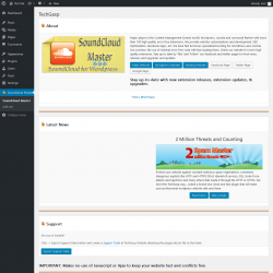 Page screenshot: Soundcloud Master