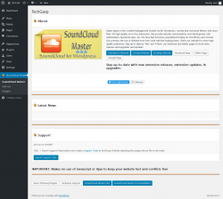 Page screenshot: Soundcloud Master