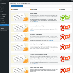 Page screenshot: Sound Master &rarr; Add-ons