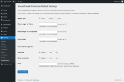 Page screenshot: Settings → SoundCloud