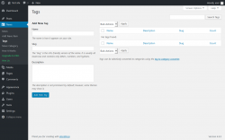 Page screenshot: News → Tags