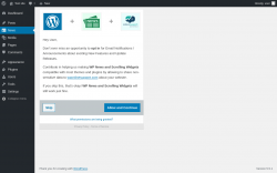 Page screenshot: News ‹ Test site — WordPress