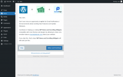 Page screenshot: News ‹ Test site — WordPress