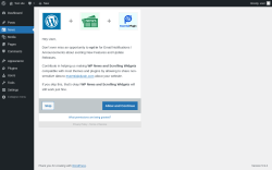 Page screenshot: News ‹ Test site — WordPress