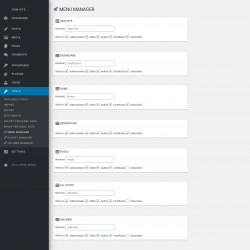 Page screenshot: Tools &rarr;  Menu Manager