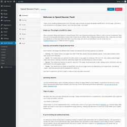Page screenshot: Speed Booster