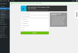 Page screenshot: Post Slider → Contact Us