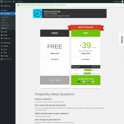 Page screenshot: Post Slider → Upgrade  ➤