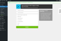 Page screenshot: Post Slider → Contact Us