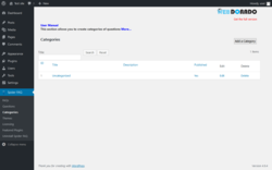 Page screenshot: Spider FAQ &rarr; Categories