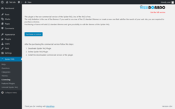 Page screenshot: Spider FAQ &rarr; Licensing