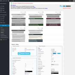 Page screenshot: Spider FAQ &rarr; Themes