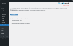 Page screenshot: Spider FAQ &rarr; Licensing