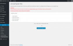 Page screenshot: Spider FAQ &rarr; Uninstall Spider FAQ