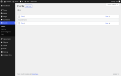 Page screenshot: Events