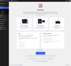 Page screenshot: Media &rarr; Squishify