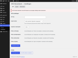 Page screenshot: SRA Nieuwsbank &rarr; Instellingen