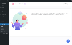 Page screenshot: SSL Zen