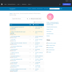 Page screenshot: SSL Zen &rarr; Support Forum