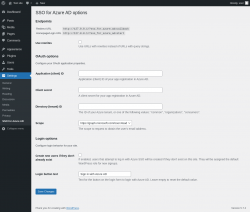 Page screenshot: Settings &rarr; SSO for Azure AD