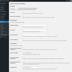 Page screenshot: Settings &rarr; SSO for Azure AD