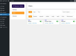 Page screenshot: STE Addons