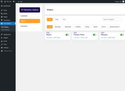 Page screenshot: STE Addons